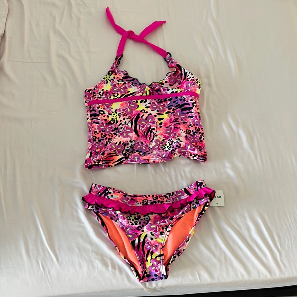 Girls butterfly tankini -Size 14